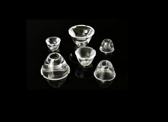 COB-LED-Linsen der Tiefen-Anti-Glanz-Serie Einzelobjektiv für 4 mm/6 mm COB-LEDs optimiert