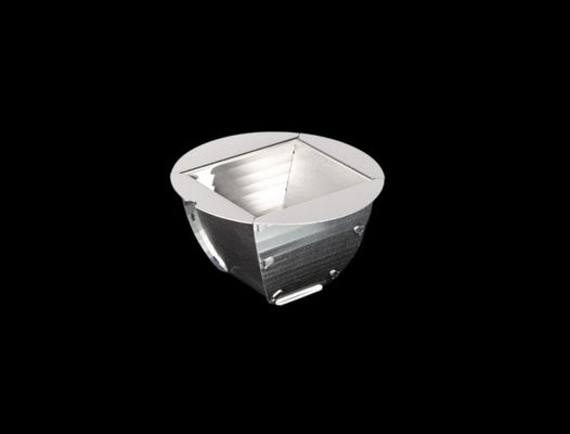 Grauer LED-Lichtreflektor Φ75*42,4 mm Durchmesser Niedrigglanz für Büro und Unterhaltung