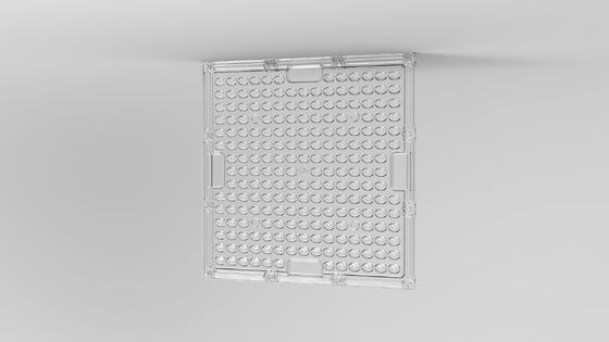 Optische PC-LED-Array-Linse mit 92% Transmission, schlagfest und UV-beständig für Außenbeleuchtung
